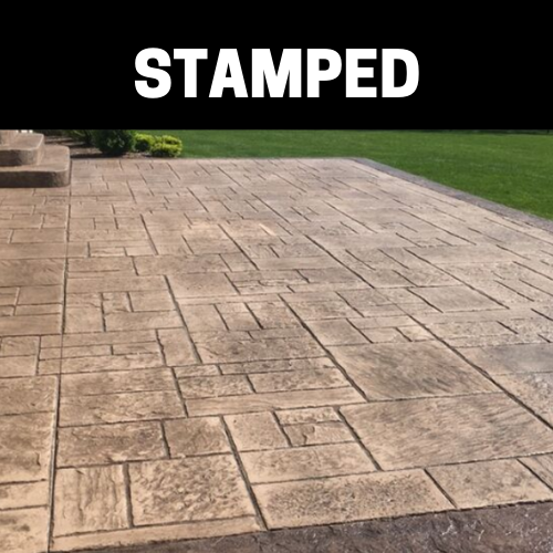 concrete expert doing stamped concrete 